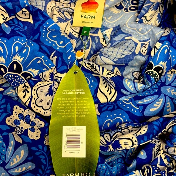 Beautiful Farm Rio  "Full of Flowers" Midi Dress NWT XL - Picture 5 of 9